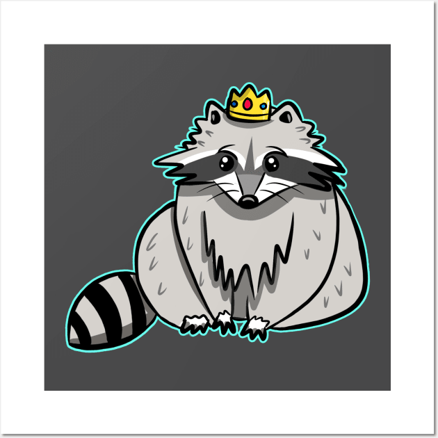 RACCOON ROYALTY Wall Art by roxiqt